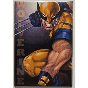 Marvel‎ Comics Wolverine Magnet, X-Men Comic Book Character Magnet